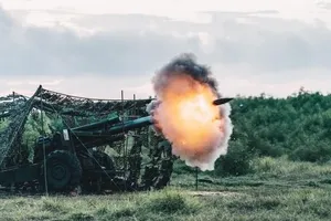 Binh sĩ Đài Loan tập trận pháo binh. Ảnh: LỰC LƯỢNG PHÒNG VỆ ĐÀI LOAN