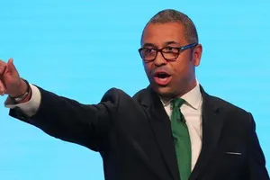 Ngoại trưởng Anh James Cleverly. ẢNH: AP