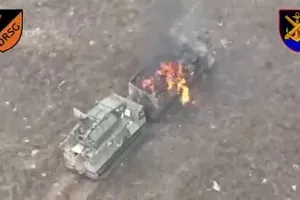 Các lực lượng Ukraine đã phá huỷ thành công hệ thống tên lửa phòng không Tor-M2DT của Nga. Nguồn: BỘ QUỐC PHÒNG UKRAINE