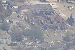 VIDEO: Nhà máy UAV Ukraine bị tên lửa Nga đánh sụm