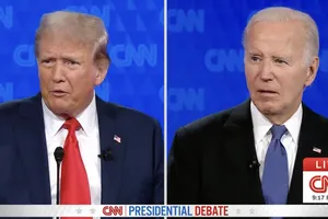VIDEO: Ông Biden và ông Trump bắt đầu phiên tranh luận đầu tiên