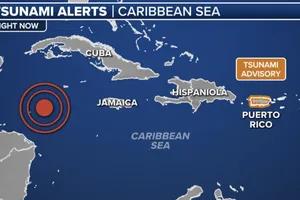 Động đất mạnh 7,6 độ richter ở vùng biển Caribbe, cảnh báo sóng thần
