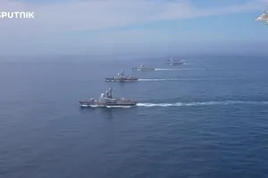 VIDEO: Hàng trăm tàu chiến, máy bay Nga tập trận hải quân 'Bão Tháng Bảy' 