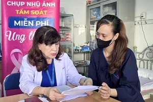 Gần 200 nữ công nhân được khám, tầm soát ung thư miễn phí