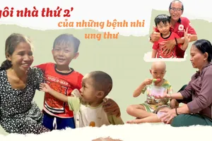 'Ngôi nhà thứ hai' ấm áp của những bệnh nhi ung thư