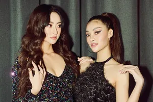 Hoa hậu Lương Thùy Linh xinh như búp bê trong show thời trang