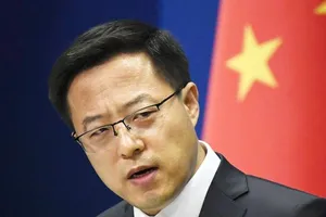 Bác bỏ Mỹ vụ báo Apple Daily, Trung Quốc nói ông Biden 'vô căn cứ'. Ảnh: KYODO