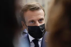 Tổng thống Pháp Emmanuel Macron. Ảnh: AP