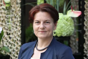 Bà Diana Mickeviciene - đại sứ Lithuania tại Trung Quốc. Ảnh: SIMON SONG