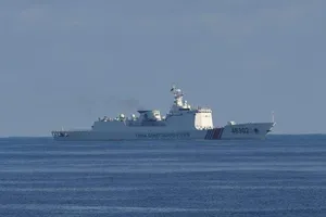 Tàu hải cảnh Trung Quốc. Ảnh: AFP