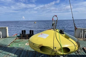 Thiết bị "trực thăng dưới nước" của Trung Quốc. Ảnh: SI YULIN / SCIENCE TIMES