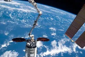 Một tàu chở hàng không gian Cygnus hoàn thành sứ mệnh vận chuyển hàng hóa kéo dài bốn tháng tại Trạm Vũ trụ Quốc tế. Ảnh: NASA