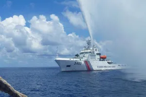 Tàu hải cảnh Trung Quốc. Ảnh: AP