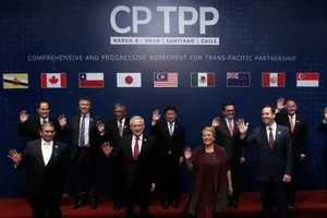 Trung Quốc vận động Úc ủng hộ việc nước này tham gia Hiệp định CPTPP. Ảnh: AFP