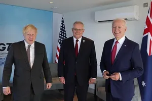 Telegragh:Liên minh Mỹ-Anh-Úc được bàn khi G7 họp tháng 6, ông Macron không biết. Ảnh: ANDREW PARSONS/UPISHUTTERSTOCK