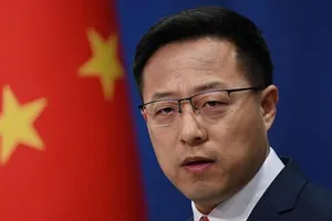 Người phát ngôn Bộ Ngoại giao Trung Quốc Triệu Lập Kiên. Ảnh: GLOBAL TIMES