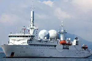 Tàu trinh sát tình báo Dupuy de Lôme của Hải quân Pháp. Ảnh: TWITTER