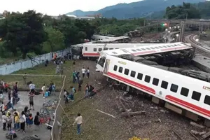 Đài Loan tuyên án 4 năm rưỡi tù người lái tàu trong vụ tai nạn tàu hỏa năm 2018. Ảnh: TAIWAN ENGLISH NEWS