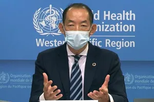 Ông Takeshi Kasai - giám đốc WHO khu vực Tây Thái Bình Dương. Ảnh: WHO