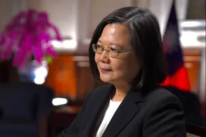 Bà Thái Anh Văn xác nhận sự hiện diện của binh sĩ Mỹ tại Đài Loan. Ảnh: CNN