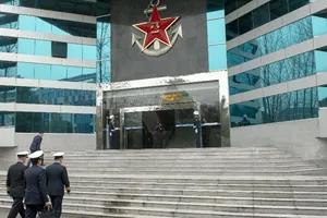 Trường Cao đẳng Chỉ huy của quân đội Trung Quốc tại TP. Nam Kinh, tỉnh Giang Tô. Ảnh: ELLIOTT FABRIZIO