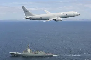 Một máy bay tuần tra săn ngầm Boeing P-8A Poseidon của Lực lượng Không quân Hoàng gia Úc. Ảnh: RAAF