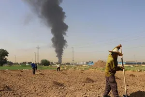 Hàng nghìn nông dân tại Iran biểu tình vì thiếu nước do hạn hán. Ảnh: REUTERS