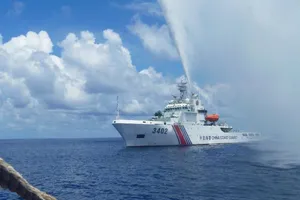 Tàu hải cảnh Trung Quốc. Ảnh: AFP