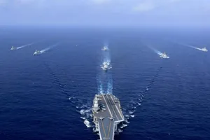 Tàu sân bay Liêu Ninh. Ảnh: AFP / GETTY IMAGES