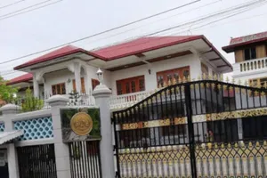 2 vụ nổ liên tiếp xảy ra gần Đại sứ quán Campuchia tại Myanmar. Ảnh: ĐẠI SỨ QUÁN CAMPUCHIA TẠI MYANMAR