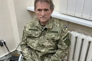 Phía Ukraine nói đã bắt giữ ông Viktor Medvedchuk - nhà lập pháp Ukraine được cho là có đường lối thân thiện với Nga. Ảnh: V_ZELENSKIY_OFFICIAL / TELEGRAM