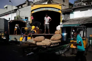 Sri Lanka kêu gọi nông dân trồng lúa trước tình trạng thiếu lương thực trầm trọng. Ảnh: REUTERS