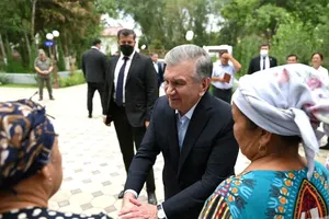 Tổng thống Uzbekistan – ông Shavkat Mirziyoyev. Ảnh: REUTERS