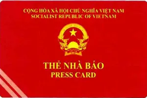 Từ 15-2: Được nộp hồ sơ cấp thẻ nhà báo qua mạng