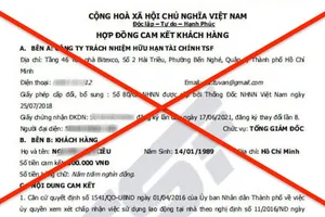 1 công ty tài chính cảnh báo khách hàng để tránh lừa đảo