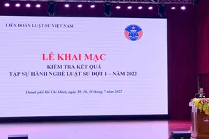 Hơn 2.000 người dự thi kiểm tra kết quả tập sự hành nghề luật sư đợt 1-2022