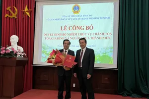 TAND Cấp cao tại TP.HCM có tân chánh tòa Gia đình và Người chưa thành niên