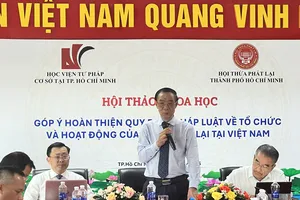 Đề xuất xây dựng một dự án luật riêng về hoạt động Thừa phát lại