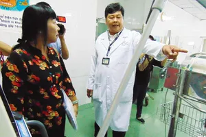 BV Nhi đồng 1 sẽ đo vòng đầu trẻ sơ sinh khi nhập viện