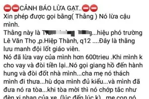 Thực hư một thầy giáo bị 'tố' vay 600 triệu đồng không trả 