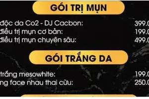 TP.HCM: Cơ sở làm đẹp tự gỡ bảng hiệu sau khi bị kiểm tra 