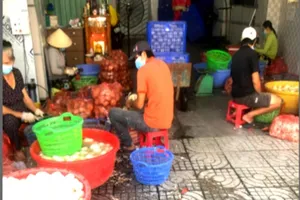 Khoai củ sơ chế bị “ách” trong khu phong tỏa?