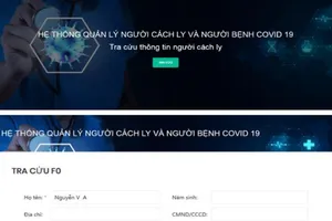 TP.HCM: Muốn biết người thân đang điều trị COVID-19 ở đâu chỉ cần nhấp chuột