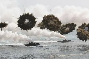 Triều Tiên bắn pháo, Hàn Quốc đáp trả