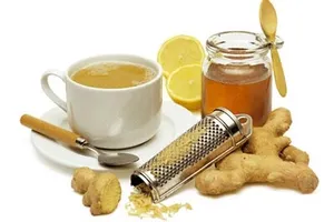 Giảm mỡ bụng với muối và gừng 