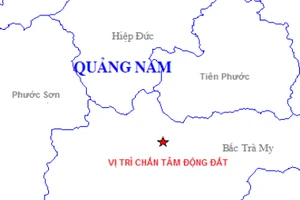 Sông Tranh 2 liên tiếp động đất ngày đầu năm mới