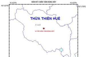 Lại giật mình vì động đất liên tiếp ở A Lưới, Thừa Thiên - Huế