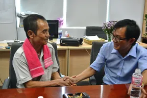 Clip ông Huỳnh Văn Nén cảm ơn Báo Pháp Luật TP.HCM 