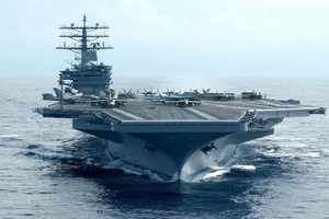 Siêu tàu sân bay Mỹ sắp tập trận sát Triều Tiên