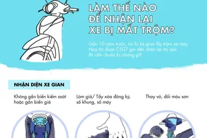 Làm thế nào để nhận lại xe máy bị mất trộm?